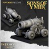 Dwarf Artillery 1 + crew - Druk 3d - Highlands Miniatures