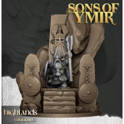 The Dwarf Lord - Bigusson - Druk 3d - Highlands Miniatures