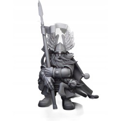 Dwarf Mountain Lord - Bigusson - Druk 3d - Highlands Miniatures