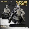 Dwarf Deathseekers x7 +cmd - Bigusson - Druk 3d - Highlands Miniatures