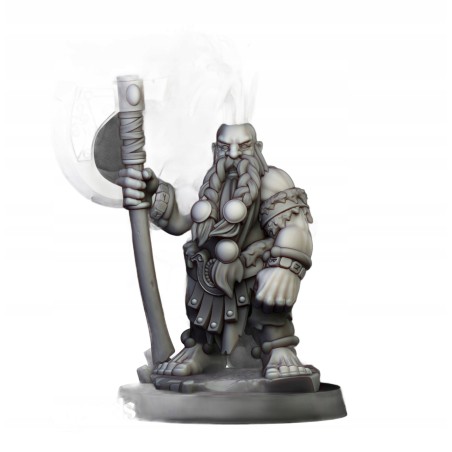 Dwarf Giantseeker - Bigusson - Druk 3d - Highlands Miniatures