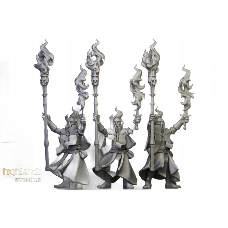 Mage of fire - Bigusson - Druk 3d - Highlands Miniatures