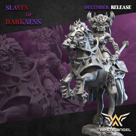DARK MOTHER RIDER - Bigusson - Druk 3D - White Angels