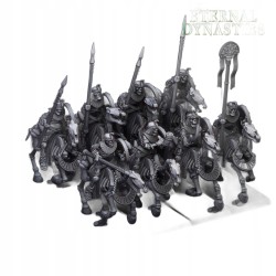 Ancient Skeletal Cavalry with Spears x7 + command - Highlands Miniatures