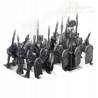 Ancient Skeletons with Spears x7 + command - Highlands Miniatures