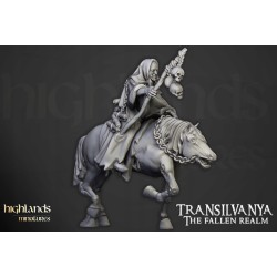 The Necromancer on horse - Bigusson - Druk 3d - Highlands Miniatures