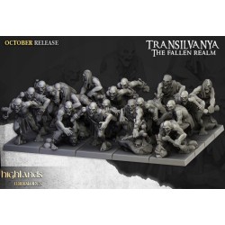 Ghouls Unit x10 - Bigusson - Druk 3d - Highlands Miniatures