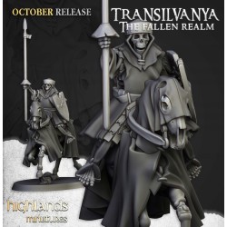 Mounted Skeletons x7 + command - Bigusson - Druk 3d - Highlands Miniatures