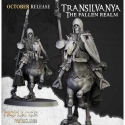 Mounted Skeletons x7 + command - Bigusson - Druk 3d - Highlands Miniatures