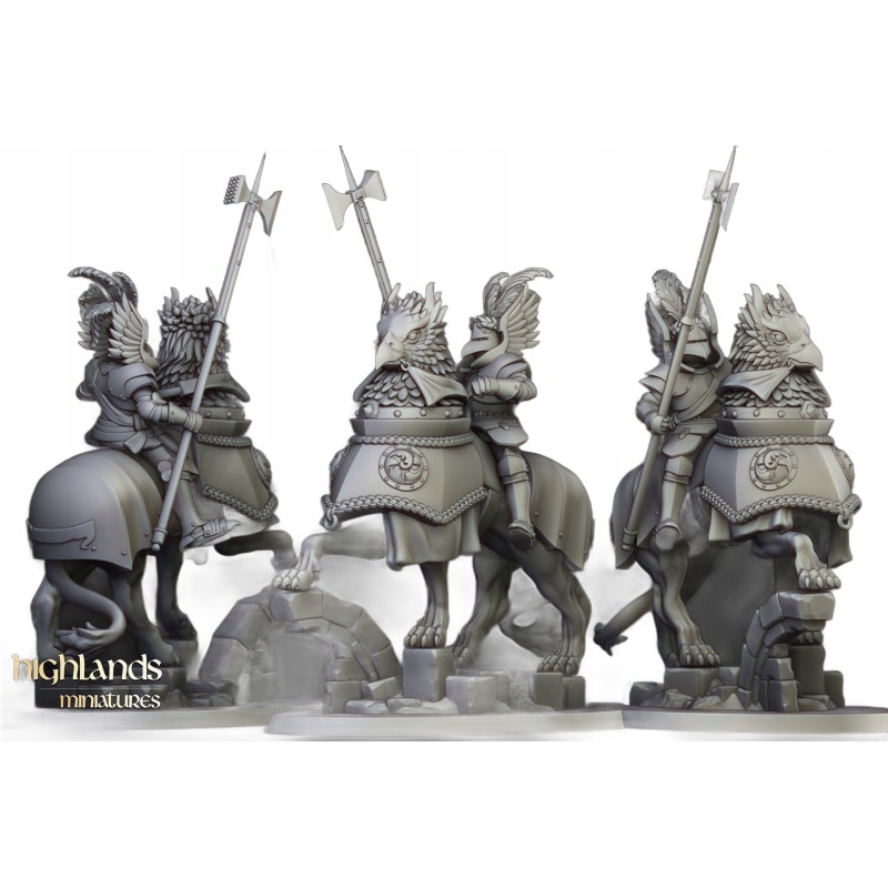 Knights of the Rising Sun x3 - Bigusson - druk 3d - Highlands Miniatures