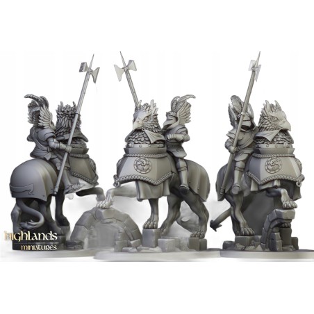 Knights of the Rising Sun x3 - Bigusson - druk 3d - Highlands Miniatures