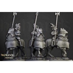 Knights of the Rising Sun x3 - Bigusson - druk 3d - Highlands Miniatures