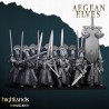 Swords of Messara x7 + command group - Bigusson - Highlands Miniatures