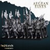 Mycenaean Guard x7 + command group - Bigusson - Highlands Miniatures