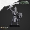 Ancient Guard with Swords x7 + cmd - Druk 3d- Highlands Miniatures