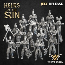 IMPERIAL LION WARRIORS x10 - Bigusson - Druk 3D - White Angels