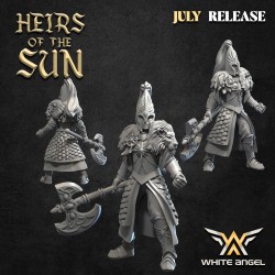 IMPERIAL LION WARRIORS x10 - Bigusson - Druk 3D - White Angels