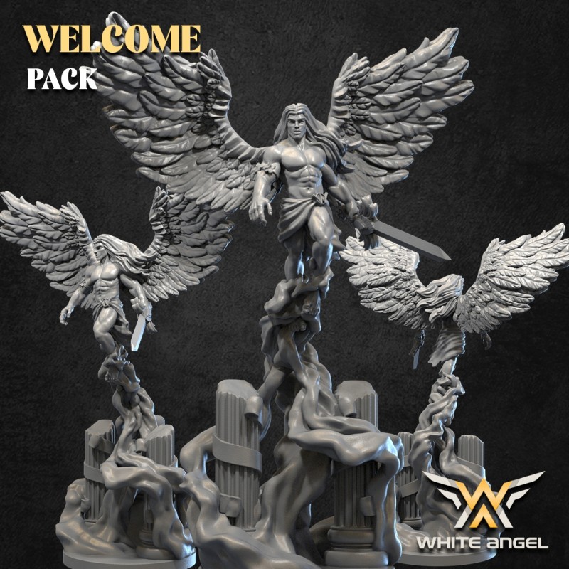 WHITE ARCHANGEL - Bigusson - Druk 3D - White Angels