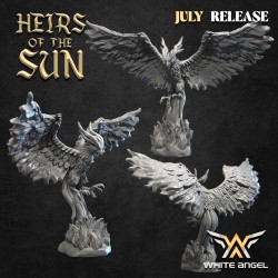 ETERNAL FIRE PHOENIX - Bigusson - Druk 3D - White Angel