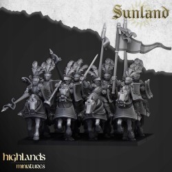 Sunland Cavalry x 5 - Druk 3d - Highlands Miniatures