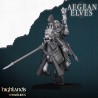 Aegean Elves Mounted Lances x5 - Bigusson - Druk 3D - Highlands Miniatures