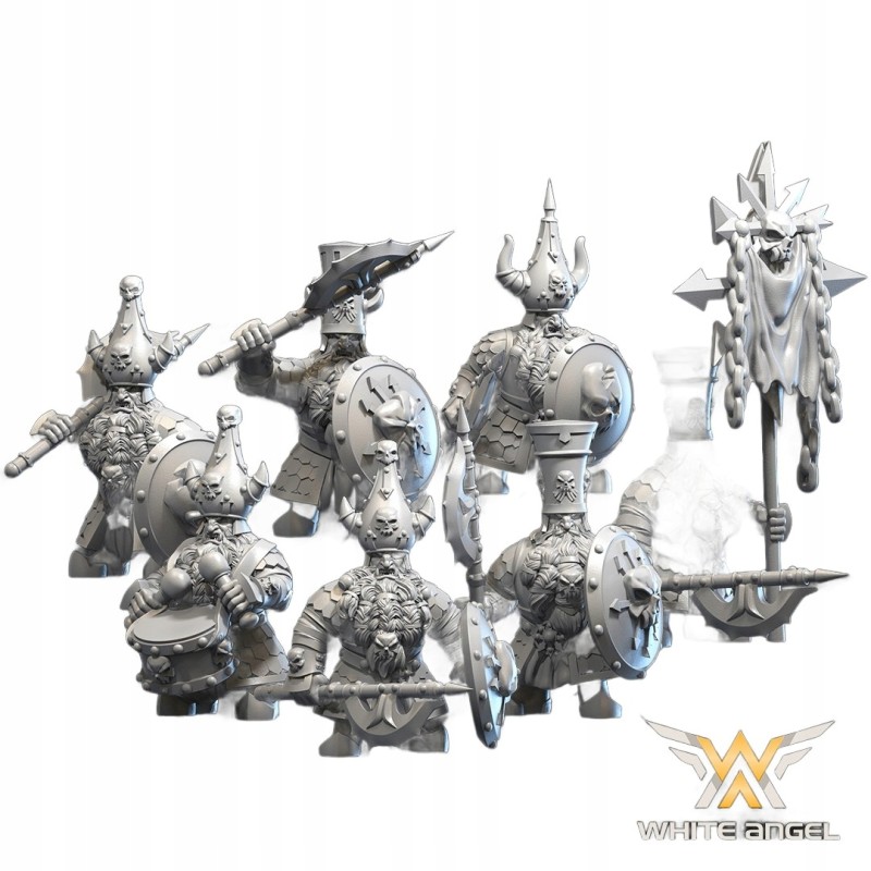 INFERNAL GUARD x 10 - INFERNAL EMPIRE - Bigusson - Druk 3D - White Angels