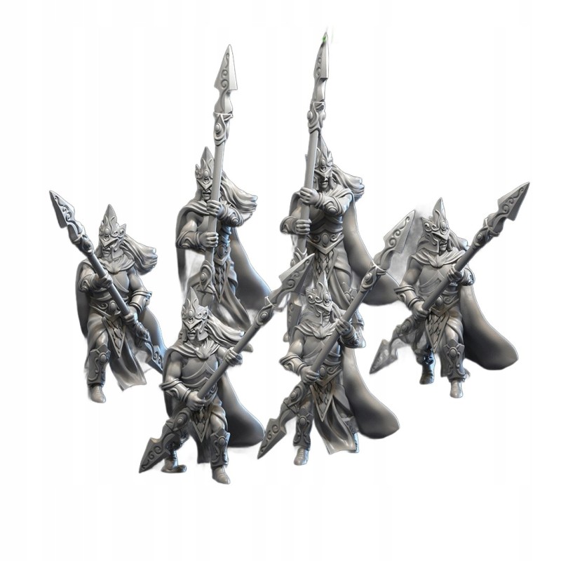 FOREST GUARDIAN - FOREST WARRIORS x5 - Bigusson - Druk 3D - White Angels