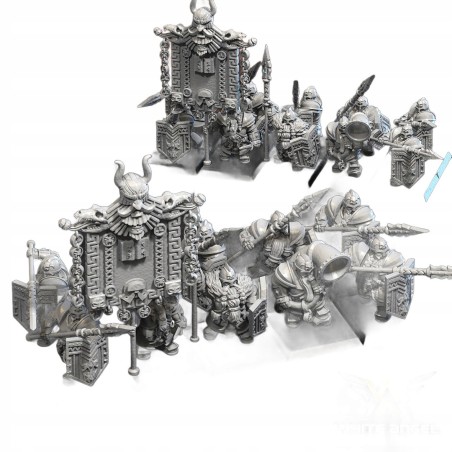 ORIENTAL PIKEDWARF x 7 + cmd - Bigusson - Druk 3D - White Angels
