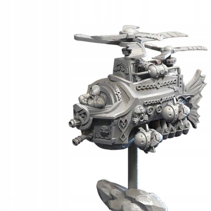 DWARF IRON GYRO - Bigusson - Druk 3D - White Angels