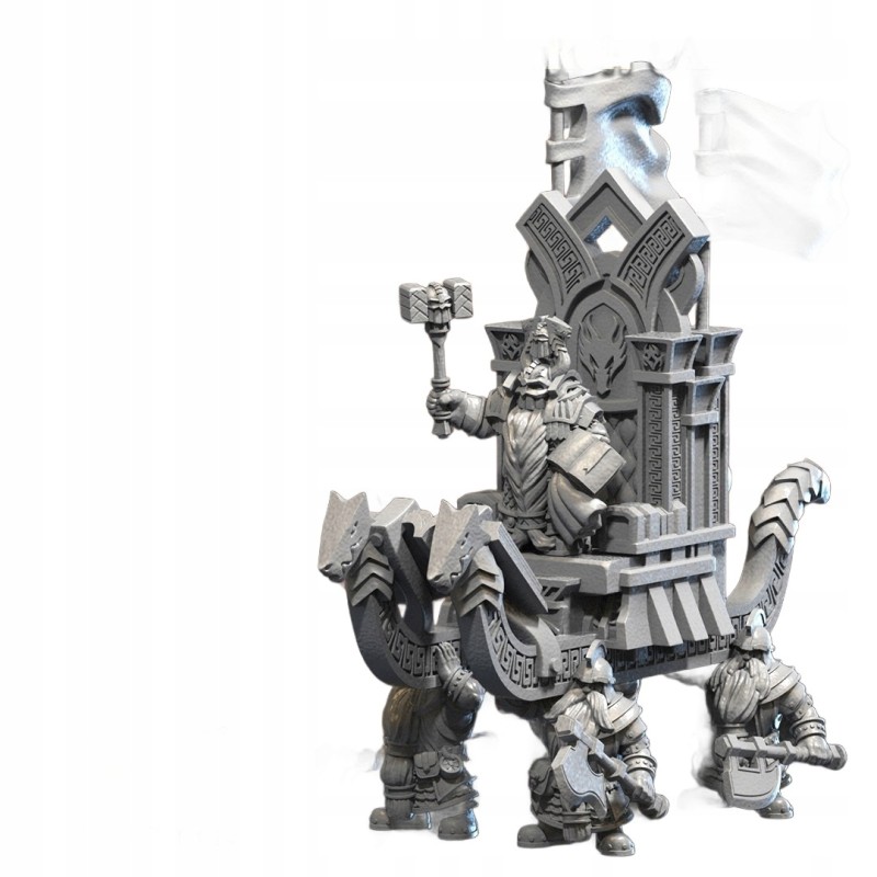 DWARF EMPEROR - Bigusson - Druk 3D - White Angels