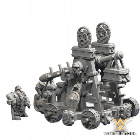 DWARF FUN CATAPULT - Bigusson - Druk 3D - White Angels