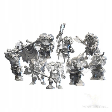 Infernal Heavy Orc x 7 + cmd - Bigusson - Druk 3D - White Angels