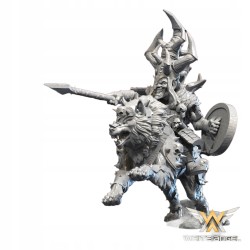 Infernal Goblin Commander Wolf - Bigusson - Druk 3D - White Angels