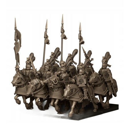 Sunland Fierce Claw Knights x7 +cmd - Druk 3d - Highlands Miniatures