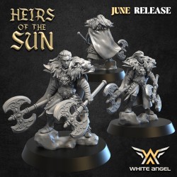 LION COMMANDER - Bigusson - Druk 3D - White Angel Miniatures