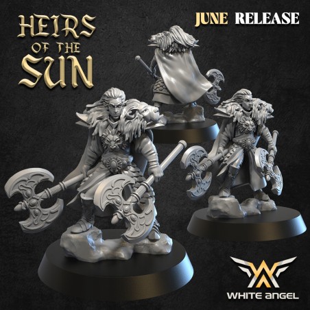 LION COMMANDER - Bigusson - Druk 3D - White Angel Miniatures