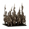 Sunland Golden Flames Knights x 7 + 3 cmd - druk 3d - Highlands Miniatures