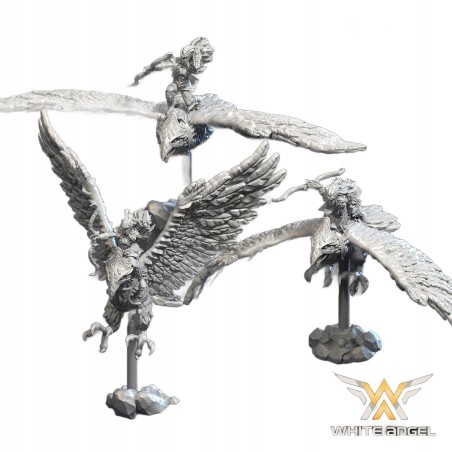 Ancestral Eagle Rider x3 - FOREST WARRIORS - Bigusson - White Angels