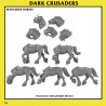 DARK CRUSADERS x2 + cmd - Bigusson - Druk 3D - Chaos - Monstrous Encounters