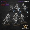 SHADOW x 5 Druk 3D White Angels