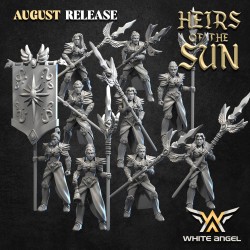 SISTERS OF LIGHT x10 - Bigusson - Druk 3D - White Angels