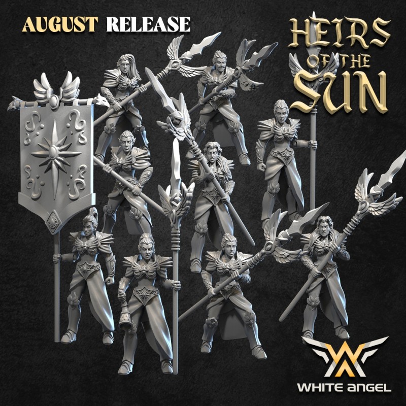 SISTERS OF LIGHT x10 - Bigusson - Druk 3D - White Angels SISTERS OF LIGHT x10 - Bigusson - Druk 3D - White Angels