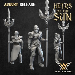 SISTERS OF LIGHT x10 - Bigusson - Druk 3D - White Angels