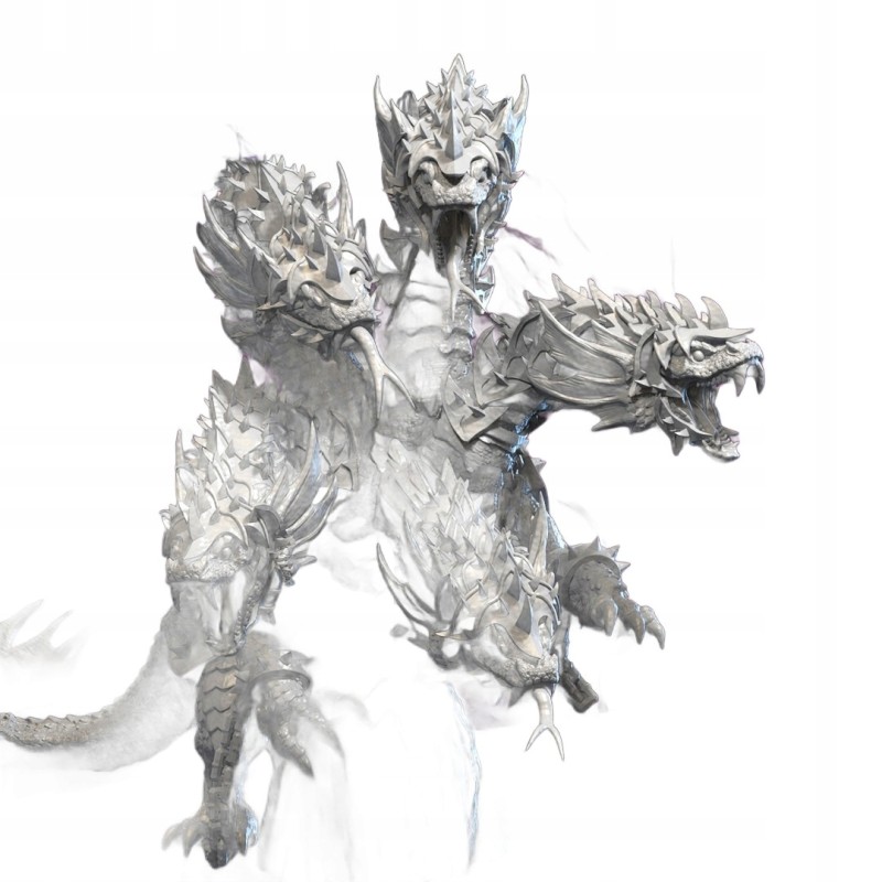 DARK HEAVY HYDRA - Bigusson - Druk 3D - White Angels