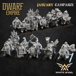 Dwarf Priest Killer x10 - Bigusson - Druk 3D - White Angels