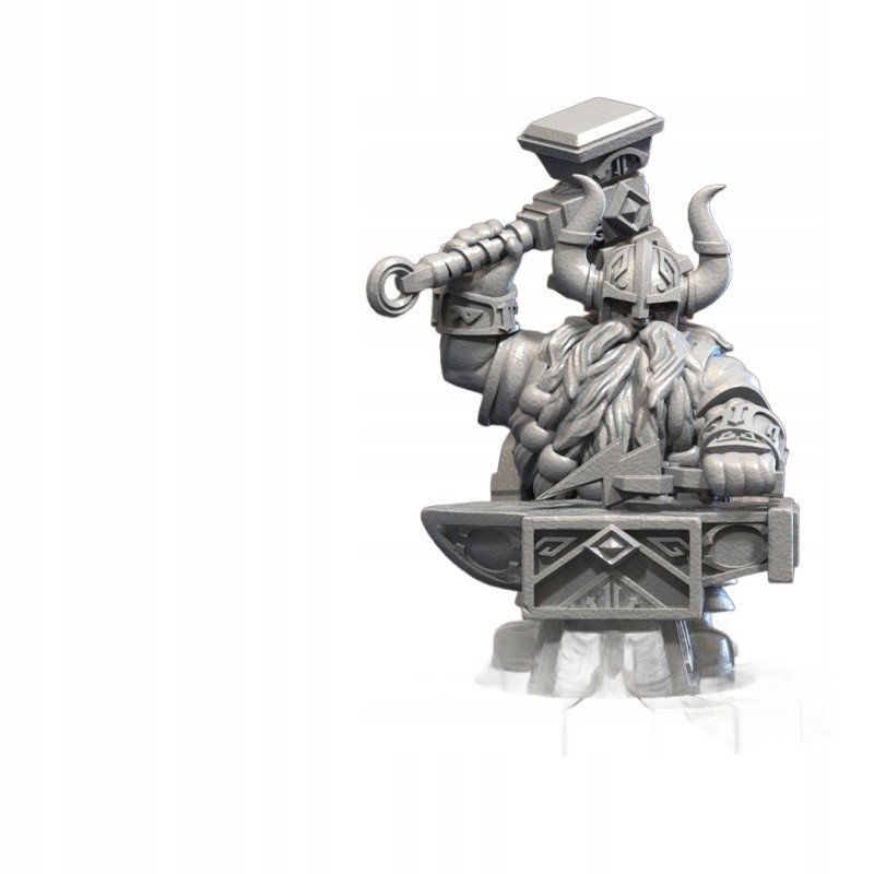 The Legendary Blacksmith - Bigusson - Druk 3D - White Angels