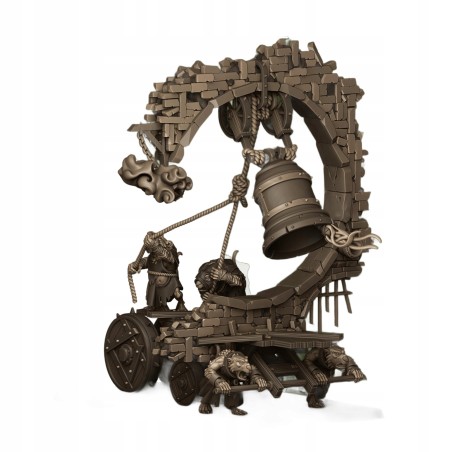 Moving Sewer with optional Bell and Censer - Druk 3d - Highlands Miniatures