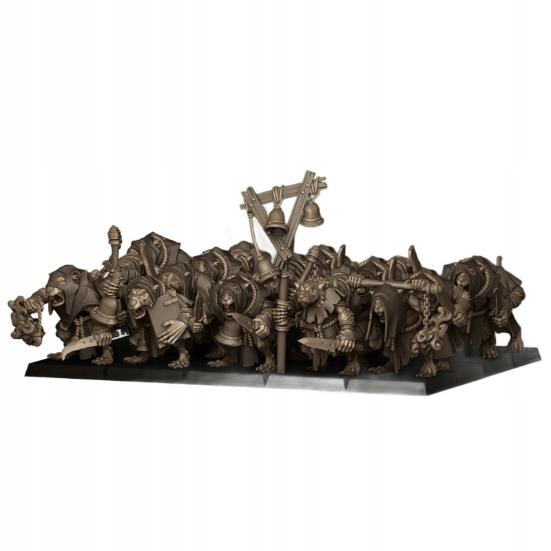 Vermin Acolytes x7 + cmd - Bigusson - Druk 3d - Highlands Miniatures