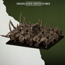 Sewer Vermin Thugs x10 regular - Bigusson - Druk 3d - Highlands Miniatures