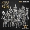 IMPERIAL LION WARRIORS x 10 regular - Bigusson - Druk 3D - White Angels